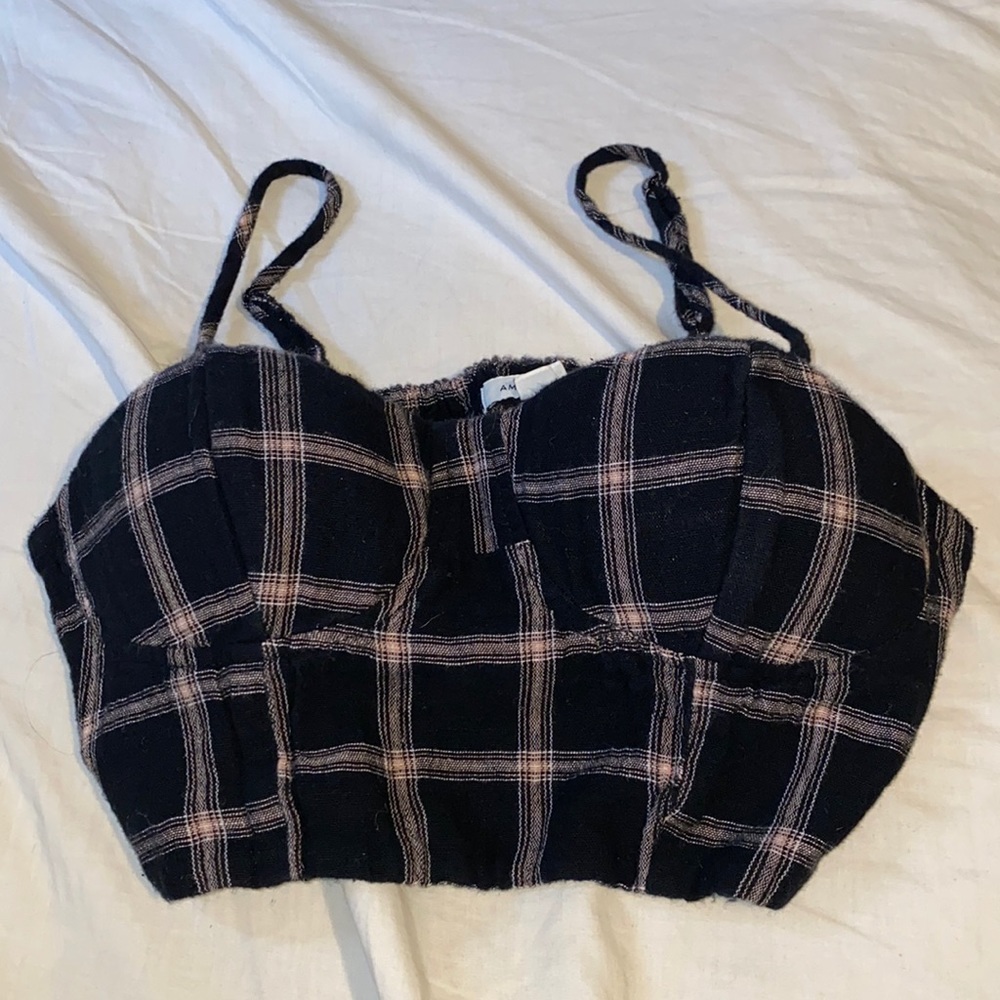 American eagle lined crop top